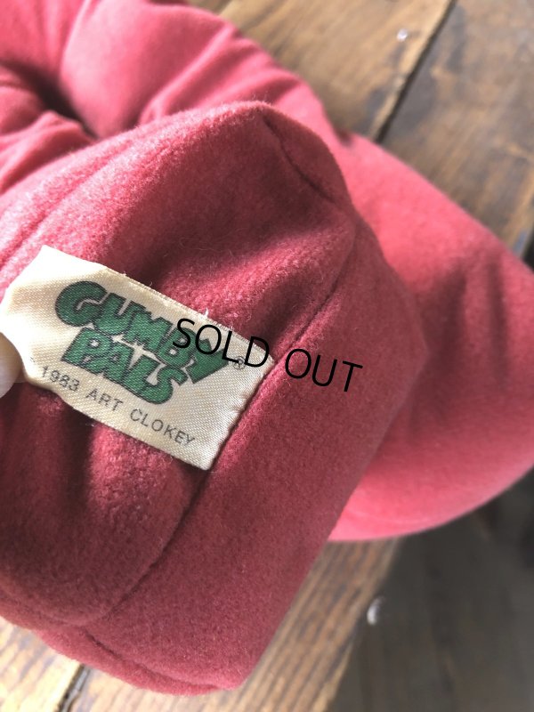 画像9: 80s Vintage Gumby and Pals G Blockhead Plush Doll (B995) 