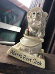 画像6: 70s Vintage Message Doll " World's Best Cook "  (R956) 