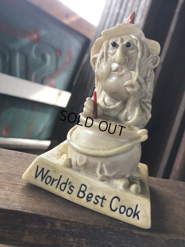 画像6: 70s Vintage Message Doll " World's Best Cook "  (R956) 