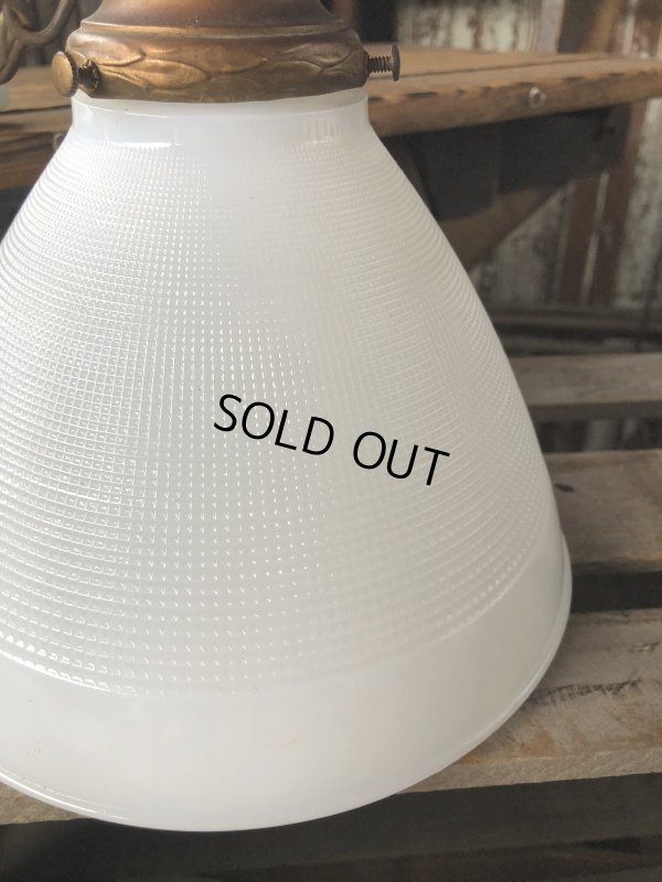 画像4: Vintage U.S.A. Milk Glass Globe Pendant Hanging Lamp (A002)