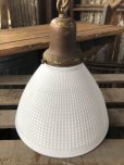 画像7: Vintage U.S.A. Milk Glass Globe Pendant Hanging Lamp (A001)