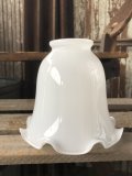 Vintage U.S.A. Milk Glass Shade (A006)