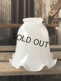 Vintage U.S.A. Milk Glass Shade (A006)