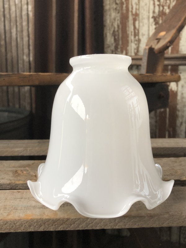 画像1: Vintage U.S.A. Milk Glass Shade (A006)