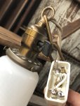 画像5: Vintage U.S.A. Milk Glass Globe Pendant Hanging Lamp (A004)