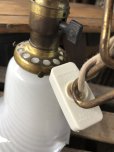 画像4: Vintage U.S.A. Milk Glass Globe Pendant Hanging Lamp (A005)