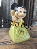 70s Vintage Mickey Rubber Doll Moshi Moshi (A007)