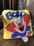 画像14: 70s Vintage BOZO THE CLOWN Throw Pillow Cushion (A008) 