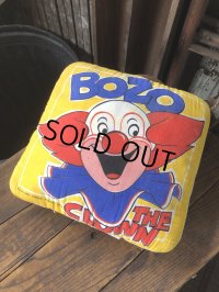 70s Vintage BOZO THE CLOWN Throw Pillow Cushion (A008) 