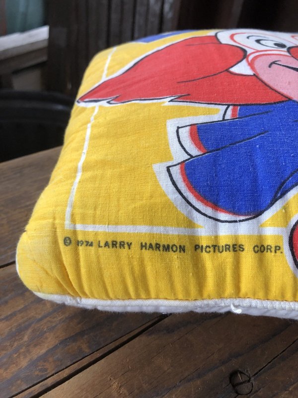 画像2: 70s Vintage BOZO THE CLOWN Throw Pillow Cushion (A008) 
