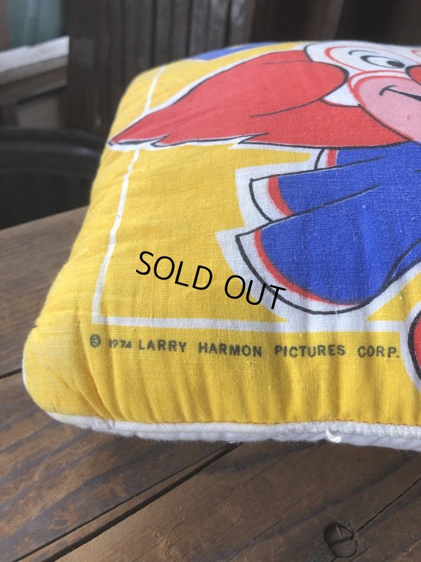 画像2: 70s Vintage BOZO THE CLOWN Throw Pillow Cushion (A008) 