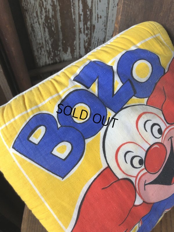 画像7: 70s Vintage BOZO THE CLOWN Throw Pillow Cushion (A008) 