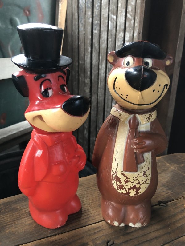 画像14: 60s Vintage Huckleberry Hound Plastic Bank Doll (A012) 