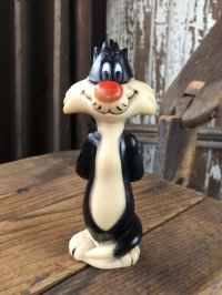 70s Vintage Sylvester Vinyl Doll (A016) 