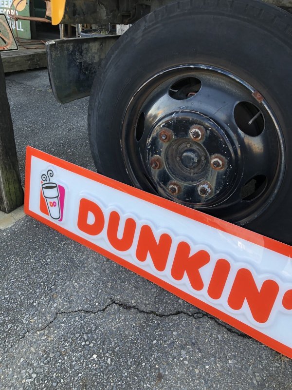 画像3: Vintage Advertising Dunkin' Donuts Store Display Drive-Thru Sign (A017)