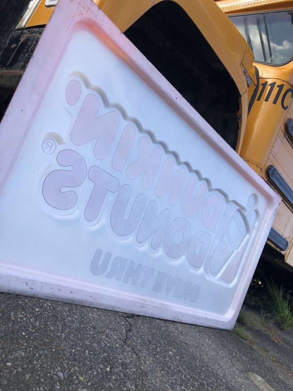 画像9: 【店舗引き取り限定】 Vintage Advertising Dunkin' Donuts Store Display Drive-Thru Sign (A018)