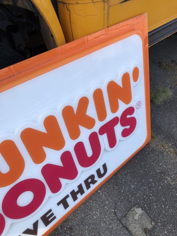 画像6: 【店舗引き取り限定】 Vintage Advertising Dunkin' Donuts Store Display Drive-Thru Sign (A018)