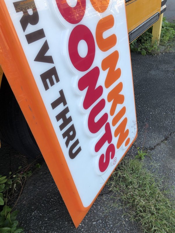 画像21: 【店舗引き取り限定】 Vintage Advertising Dunkin' Donuts Store Display Drive-Thru Sign (A018)