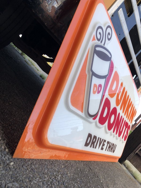 画像14: 【店舗引き取り限定】 Vintage Advertising Dunkin' Donuts Store Display Drive-Thru Sign (A018)