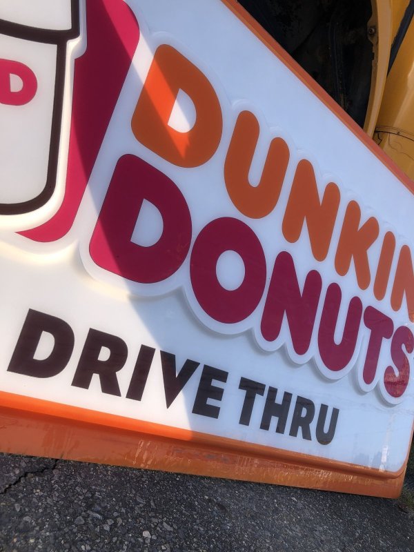 画像4: 【店舗引き取り限定】 Vintage Advertising Dunkin' Donuts Store Display Drive-Thru Sign (A018)