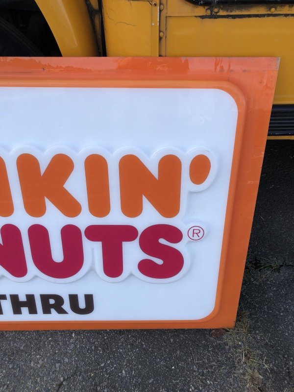 画像7: 【店舗引き取り限定】 Vintage Advertising Dunkin' Donuts Store Display Drive-Thru Sign (A018)