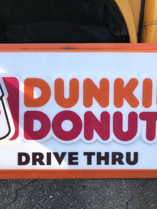 画像5: 【店舗引き取り限定】 Vintage Advertising Dunkin' Donuts Store Display Drive-Thru Sign (A018)