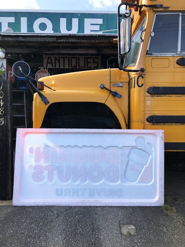 画像8: 【店舗引き取り限定】 Vintage Advertising Dunkin' Donuts Store Display Drive-Thru Sign (A018)