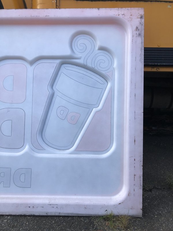 画像10: 【店舗引き取り限定】 Vintage Advertising Dunkin' Donuts Store Display Drive-Thru Sign (A018)