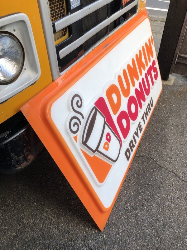 画像13: 【店舗引き取り限定】 Vintage Advertising Dunkin' Donuts Store Display Drive-Thru Sign (A018)