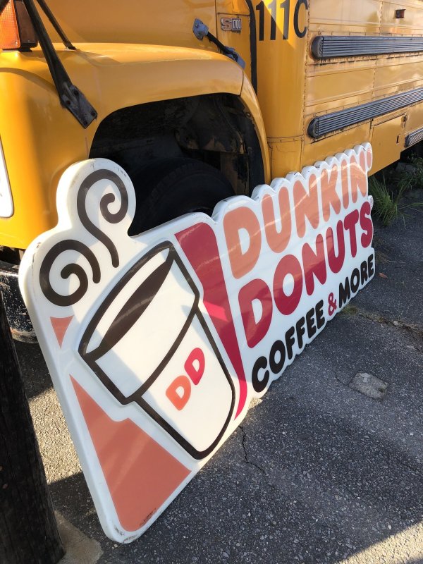 画像8: 【店舗引き取り限定】 Original Vintage Dunkin' Donuts Advertising Store Display COFFEE & MORE Sign (A019)