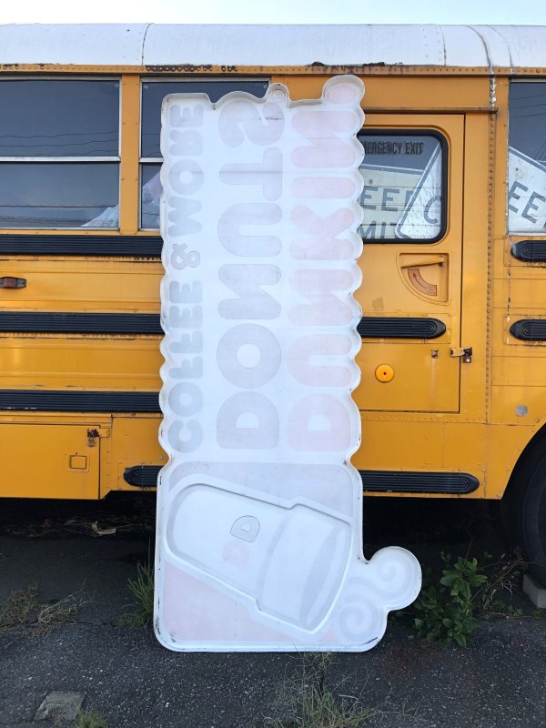 画像15: 【店舗引き取り限定】 Original Vintage Dunkin' Donuts Advertising Store Display COFFEE & MORE Sign (A019)