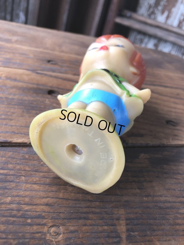 画像5: 70s Vintage SANITOY The Flintstones Pebbles Vinyl Figure (A021) 