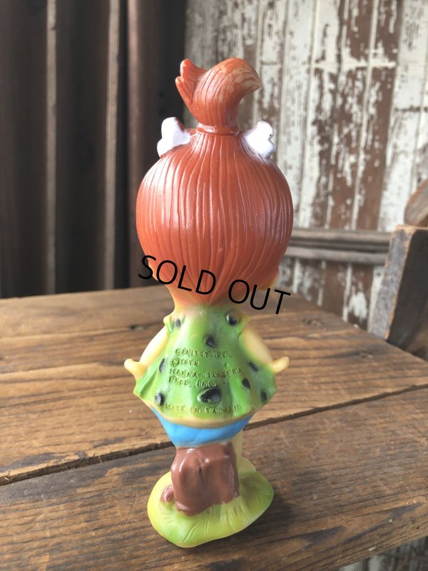 画像3: 70s Vintage SANITOY The Flintstones Pebbles Vinyl Figure (A021) 
