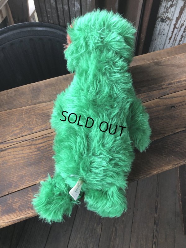 画像3: 70s Vintage Knickerbocker Sesame Street Oscar Plush Doll 43cm (A023)