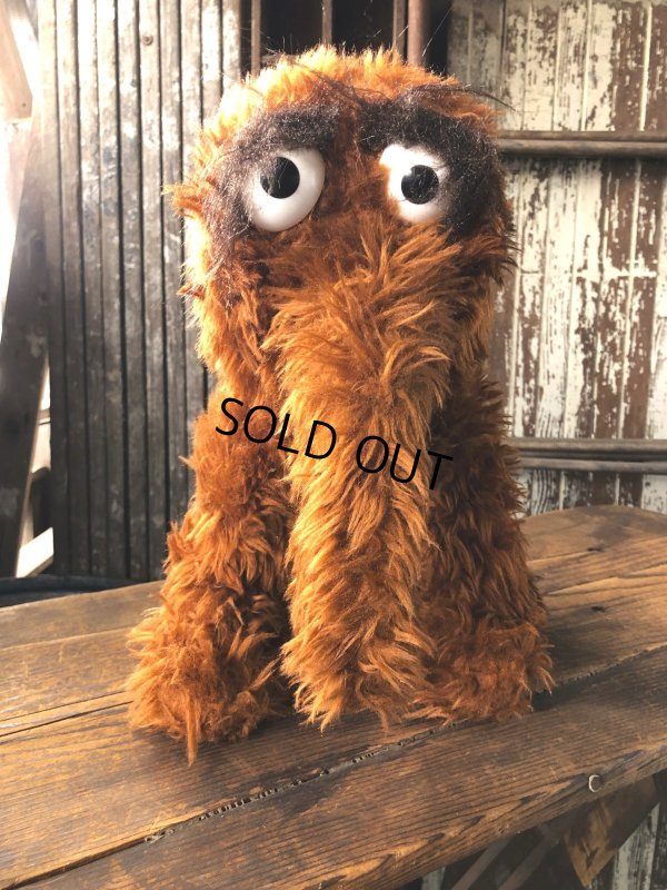 画像4: 70s Vintage Knickerbocker Sesame Street Snuffy Plush Doll 57cm (A026)