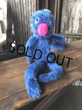70s Vintage Knickerbocker Sesame Street Grover Plush Doll 57cm (A024)