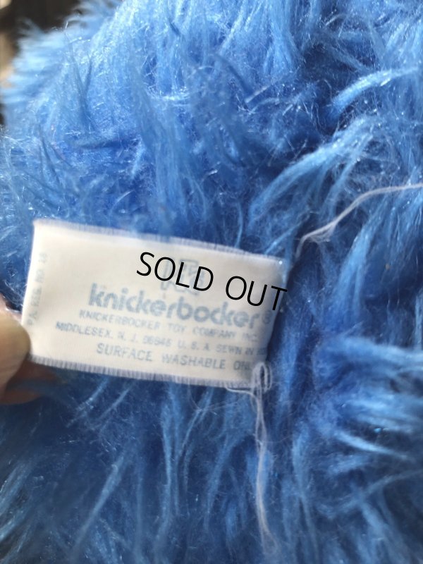 画像4: 70s Vintage Knickerbocker Sesame Street Cookie Monster Plush Doll 57cm (A025)