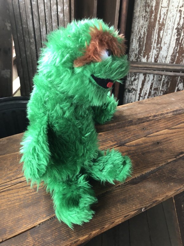 画像5: 70s Vintage Knickerbocker Sesame Street Oscar Plush Doll 43cm (A023)