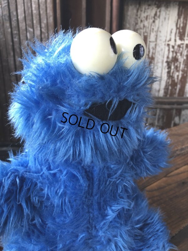画像7: 70s Vintage Knickerbocker Sesame Street Cookie Monster Plush Doll 57cm (A025)