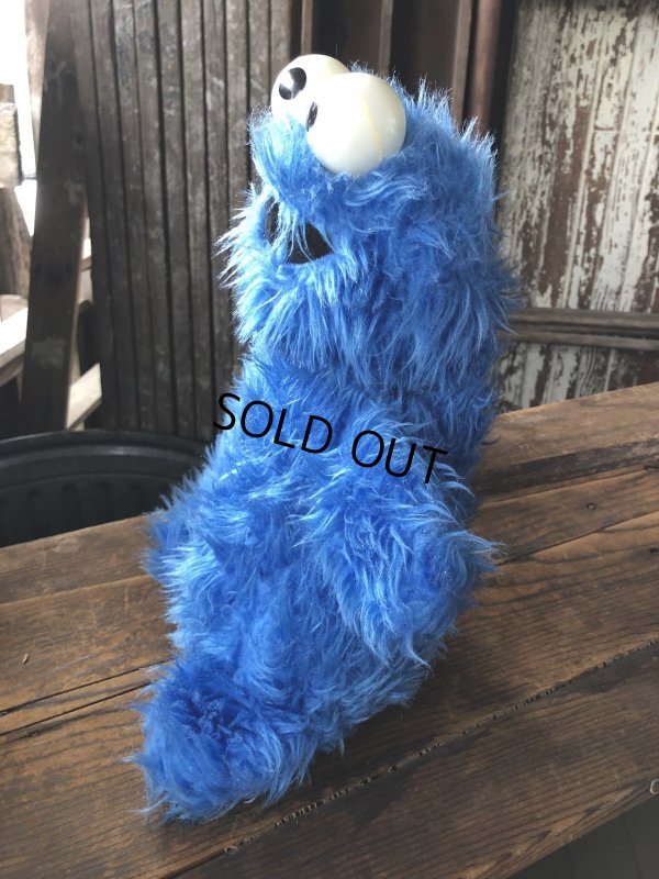画像2: 70s Vintage Knickerbocker Sesame Street Cookie Monster Plush Doll 57cm (A025)