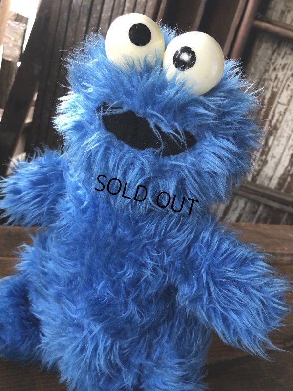 画像8: 70s Vintage Knickerbocker Sesame Street Cookie Monster Plush Doll 57cm (A025)