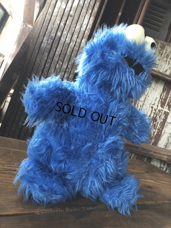画像6: 70s Vintage Knickerbocker Sesame Street Cookie Monster Plush Doll 57cm (A025)
