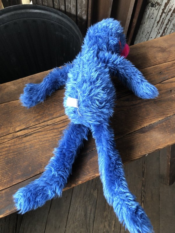 画像3: 70s Vintage Knickerbocker Sesame Street Grover Plush Doll 57cm (A024)
