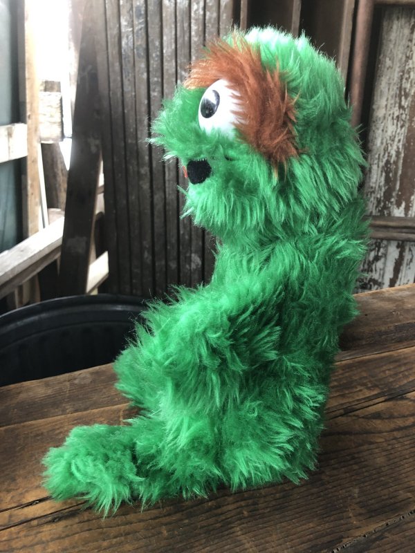 画像2: 70s Vintage Knickerbocker Sesame Street Oscar Plush Doll 43cm (A023)