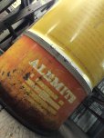 画像20: Vintage ALEMITE Motor Oil Lubricant 120 Poinds Drum Can (A027)