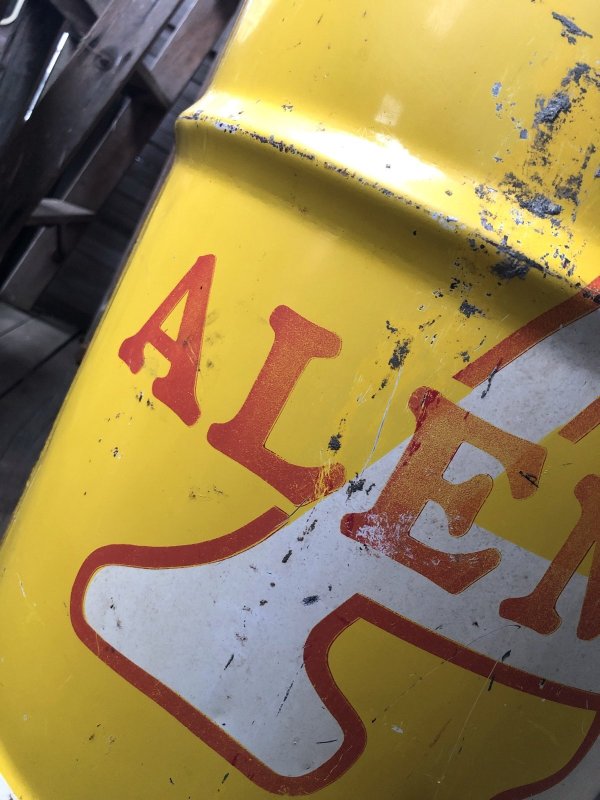画像6: Vintage ALEMITE Motor Oil Lubricant 120 Poinds Drum Can (A027)
