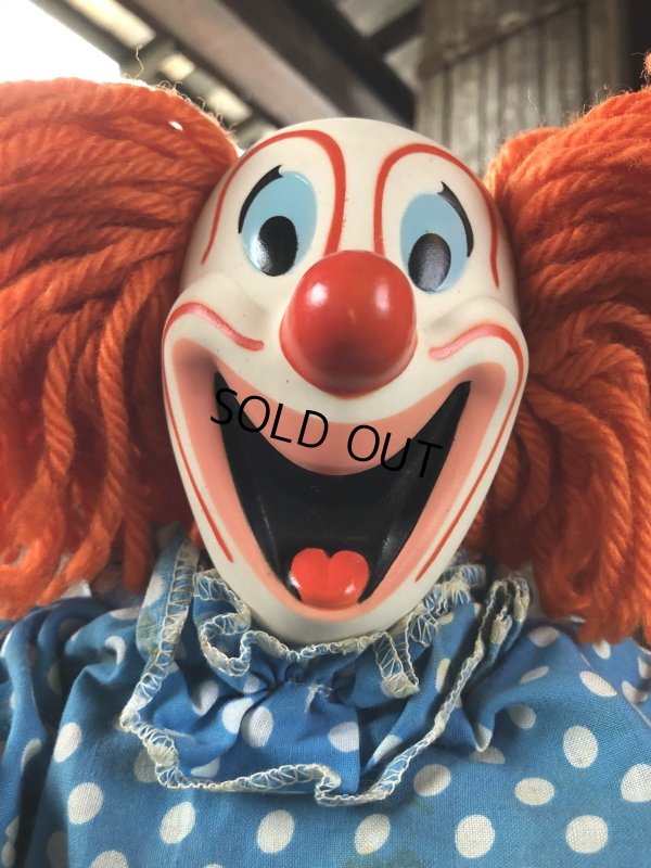 画像9: 60s Vintage Mattel Bozo the Clown Pullstring Talking Doll (A029)