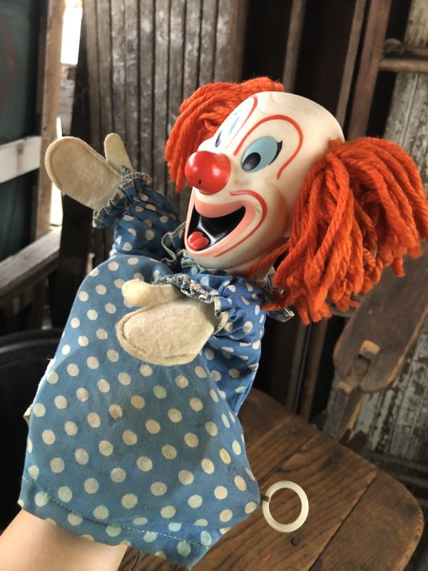 画像14: 60s Vintage Mattel Bozo the Clown Pullstring Talking Puppet Doll (A028)