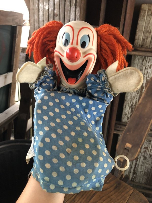 画像12: 60s Vintage Mattel Bozo the Clown Pullstring Talking Puppet Doll (A028)