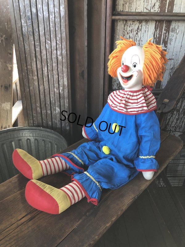 画像2: Vintage Bozo the Clown Doll 75cm (A030)